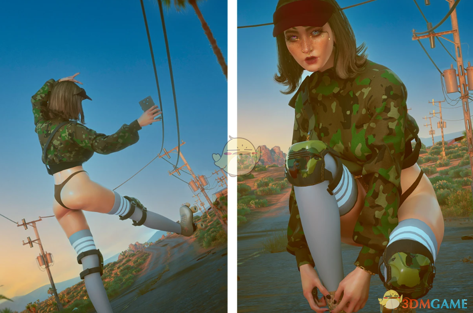 《赛博朋克2077》寒冷夏季套装MOD