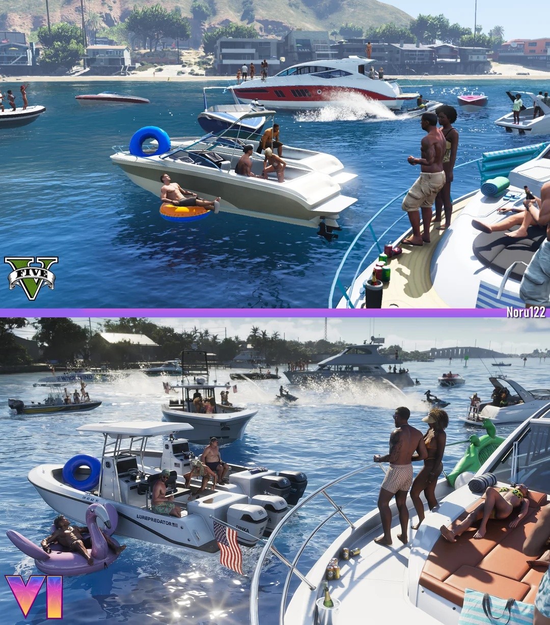 粉丝用《给他爱5》重现《GTA6》官方截图 1 粉丝用《给他爱5》重现《GTA6》官方截图