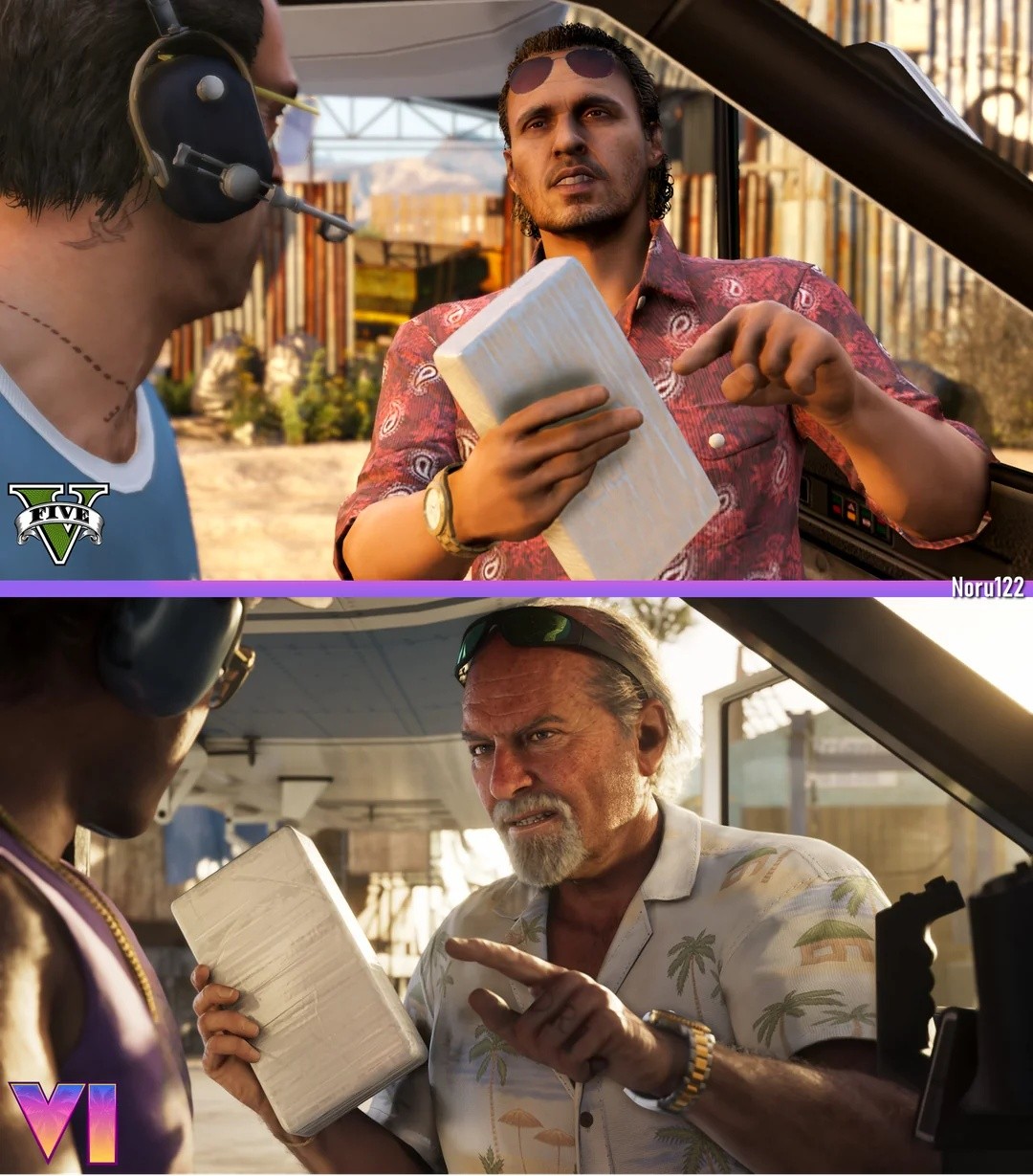 粉丝用《给他爱5》重现《GTA6》官方截图 2 粉丝用《给他爱5》重现《GTA6》官方截图