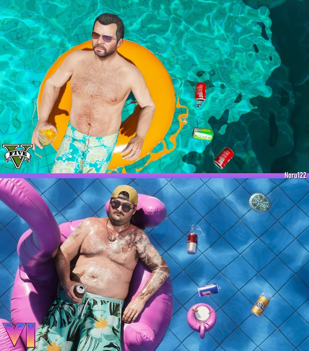 粉丝用《给他爱5》重现《GTA6》官方截图 7 粉丝用《给他爱5》重现《GTA6》官方截图