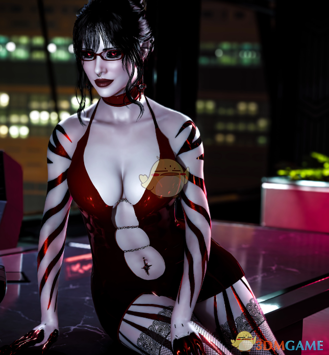 《赛博朋克2077》华丽性感连衣裙MOD