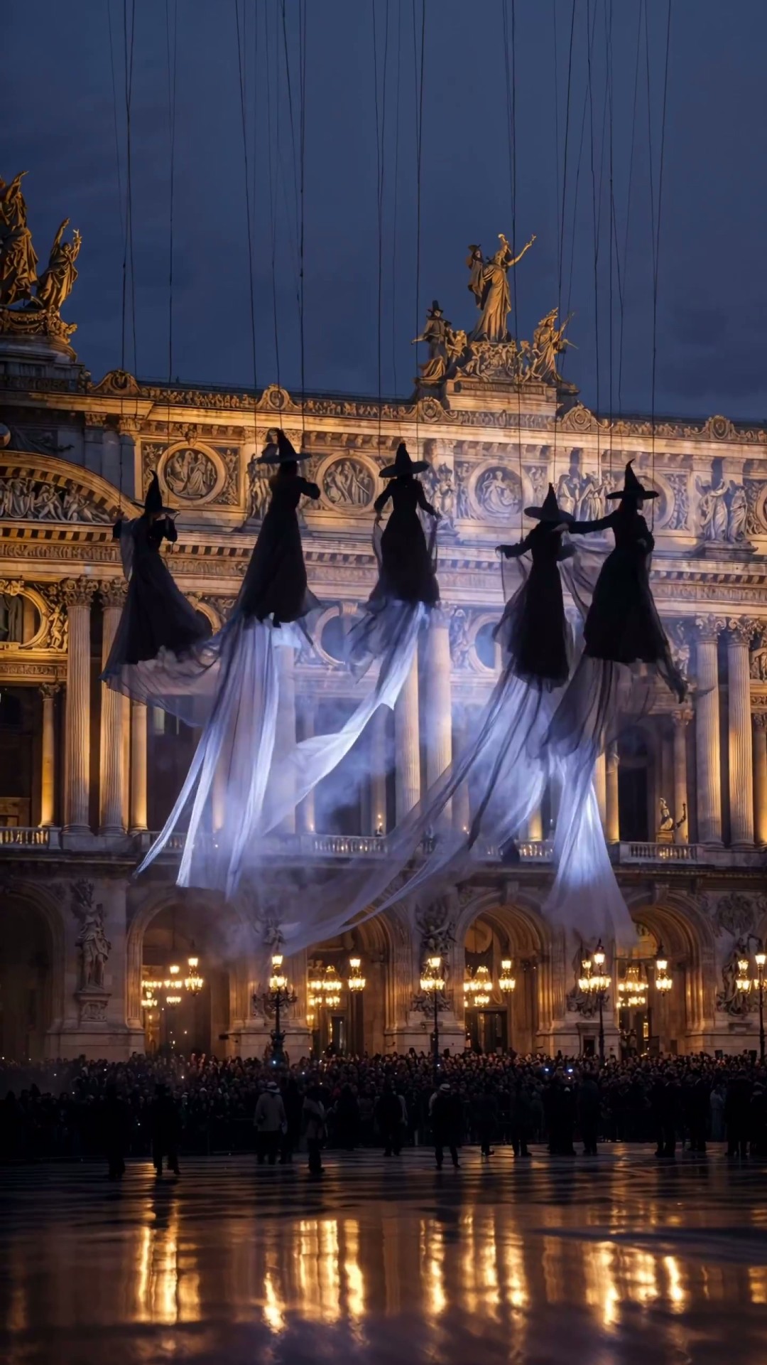 想象力拉满了！AI创作的万圣节表演视频