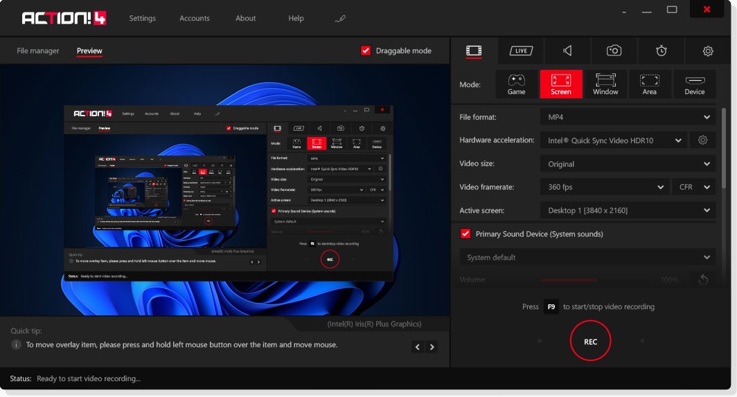 Mirillis Action便携特别版