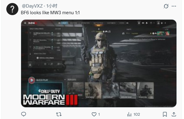 Hulu起诉DICE 指责《战地6》偷了他们的UI设计