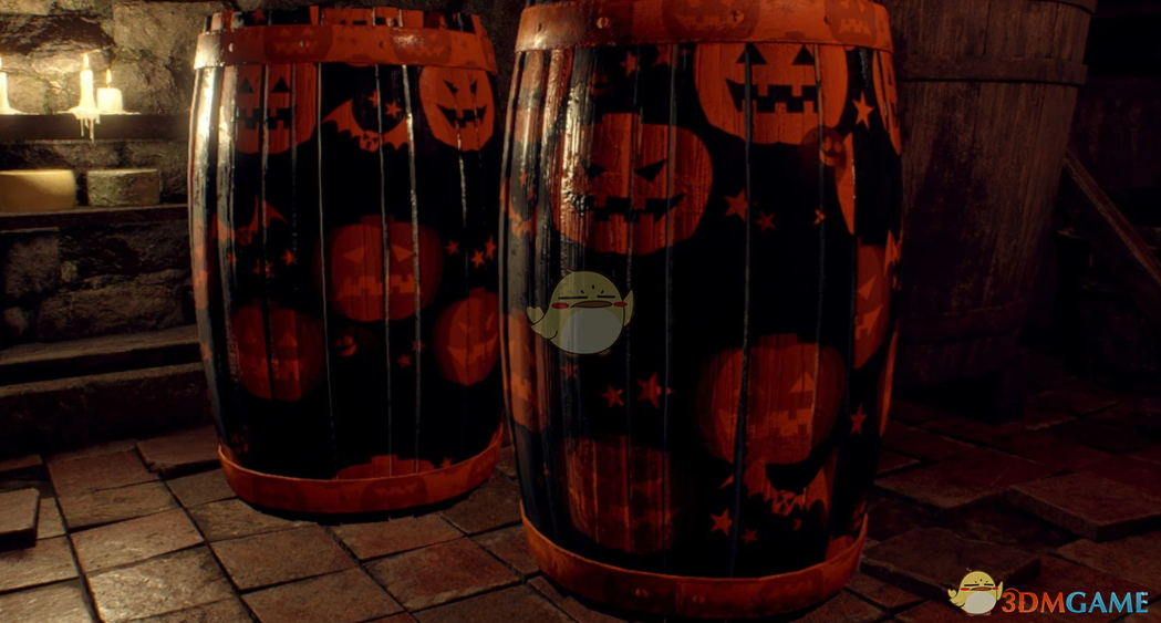 《生化危机4：重制版》万圣节木桶和盒子MOD