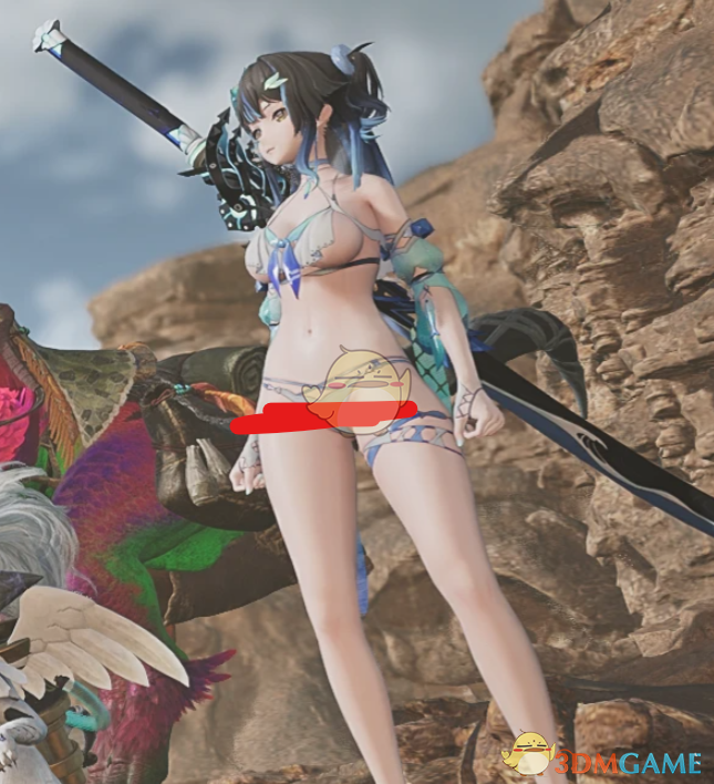 《怪物猎人：荒野》尘白禁区瑟瑞斯泳衣外观MOD