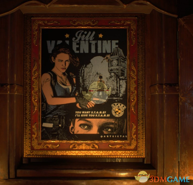 《生化危机4：重制版》吉尔艺术海报画像MOD