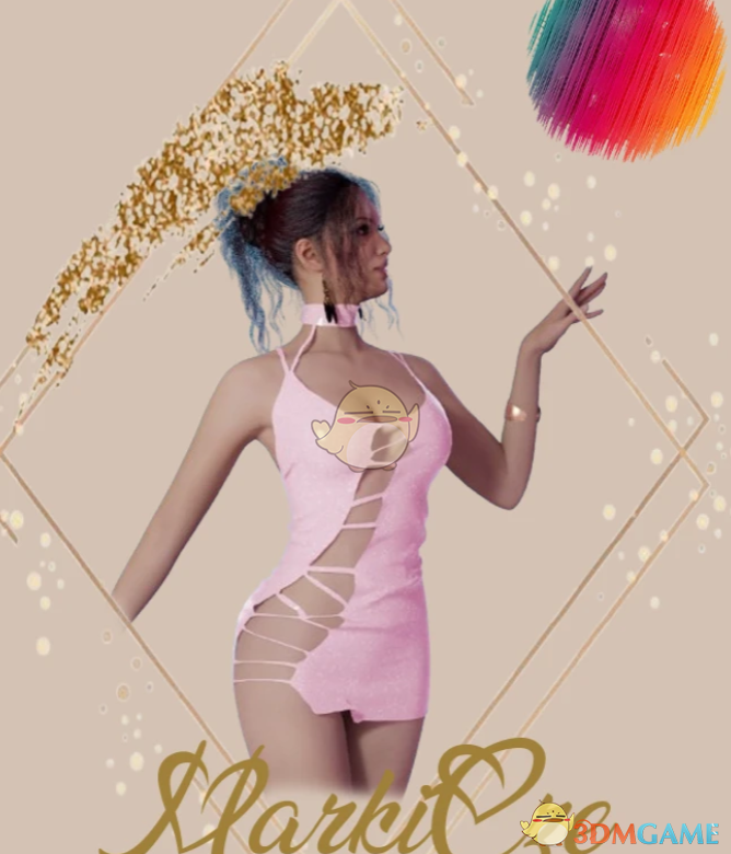 《InZOI》斜线迷你连衣裙MOD