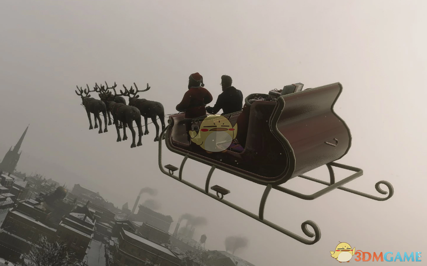 《荒野大镖客2》圣诞雪橇MOD