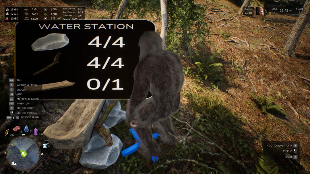 大脚怪模拟游戏《Bigfoot Life》现已登陆Steam