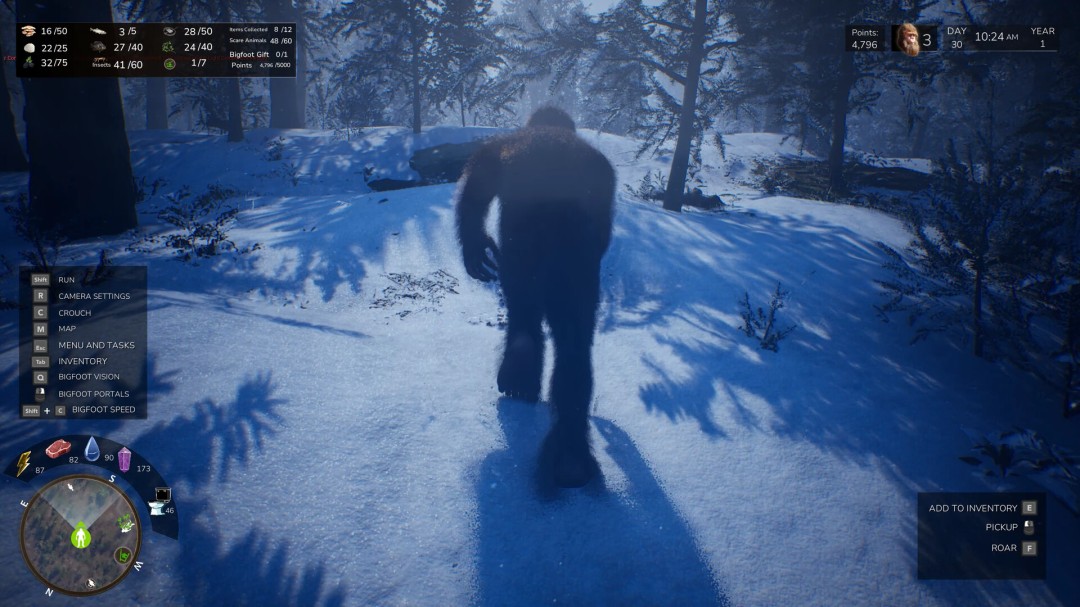 大脚怪模拟游戏《Bigfoot Life》现已登陆Steam