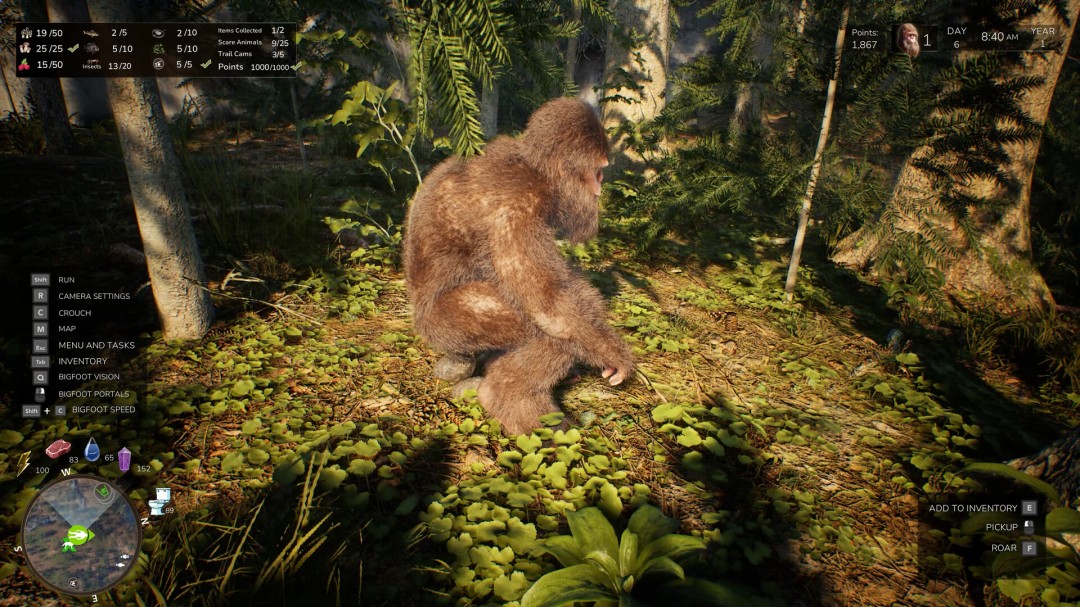 大脚怪模拟游戏《Bigfoot Life》现已登陆Steam