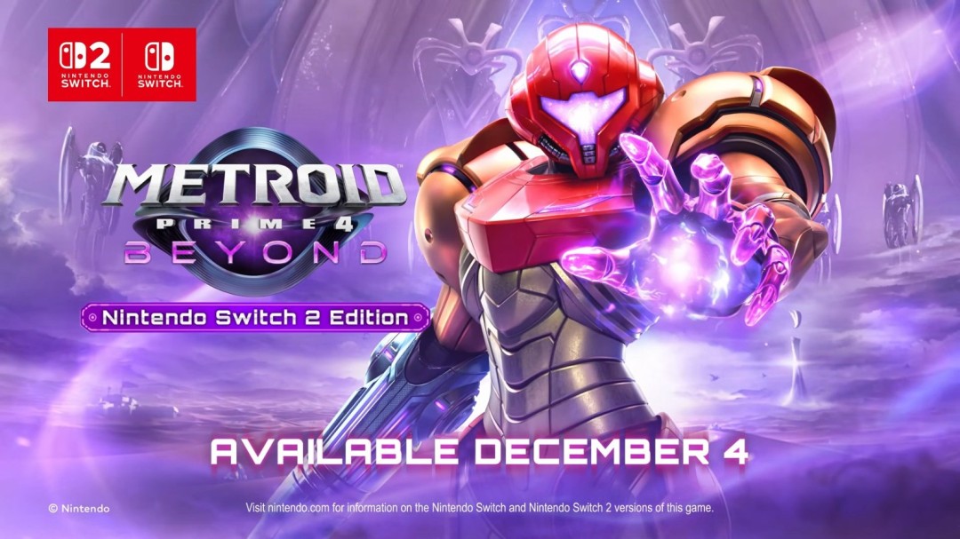 《银河战士Prime4》发布新预告片 12月4日正式发售