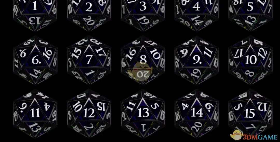 《博德之门3》黑色玻璃骰子MOD