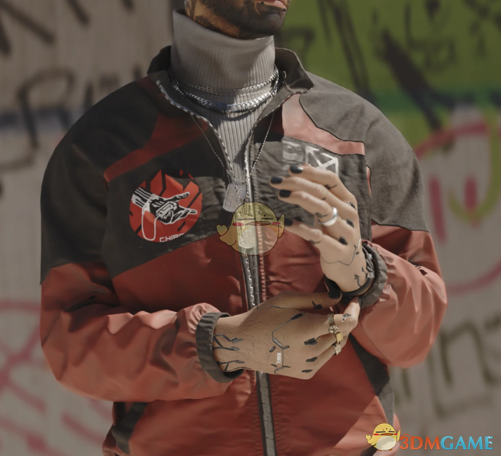 《赛博朋克2077》男性街头夹克MOD