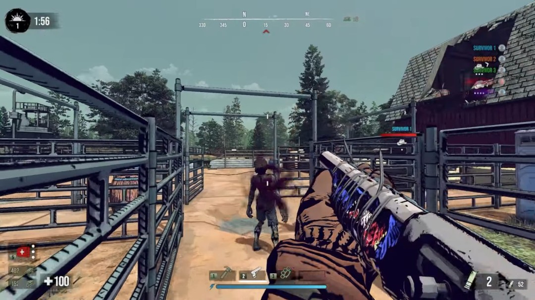 《七日杀》4V1对战版《七日血月》抢先体验 合作对抗尸王