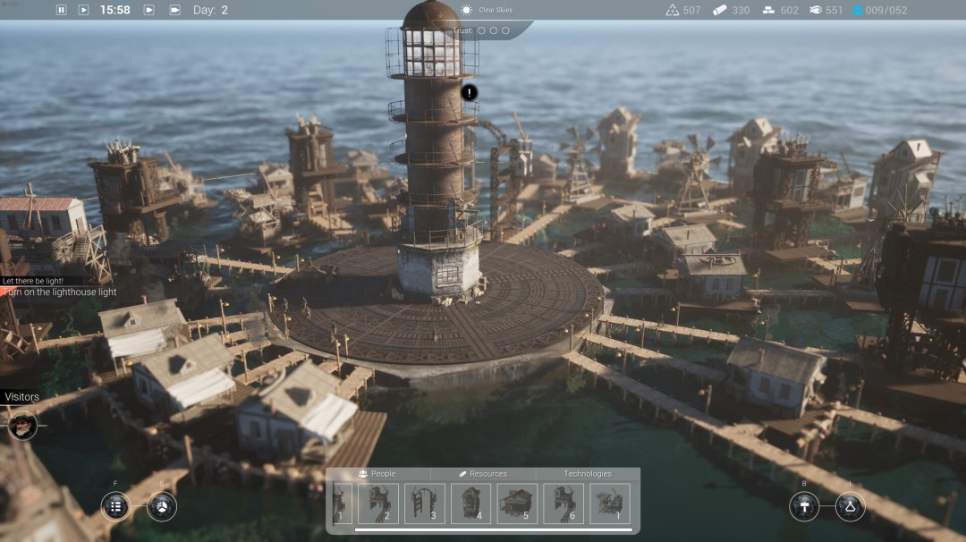 未来水世界！城市经营模拟新作《沉没之光》公布