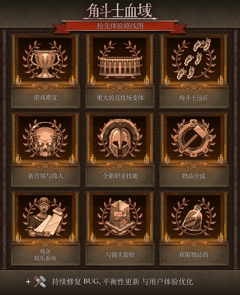 残酷血腥角斗士肉鸽回合制游戏《角斗士血域》今日开启抢先体验