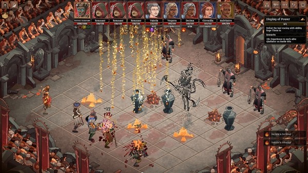 残酷血腥角斗士肉鸽回合制游戏《角斗士血域》今日开启抢先体验