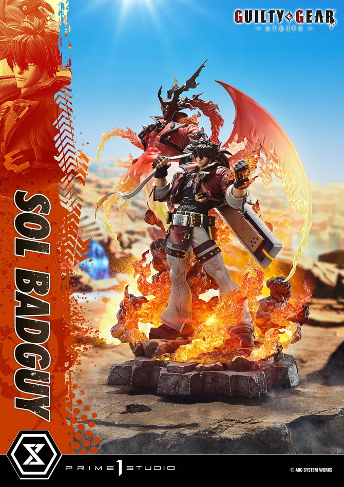 《罪恶装备 -奋战-》男主角索尔高端雕像公布 酷炫极致