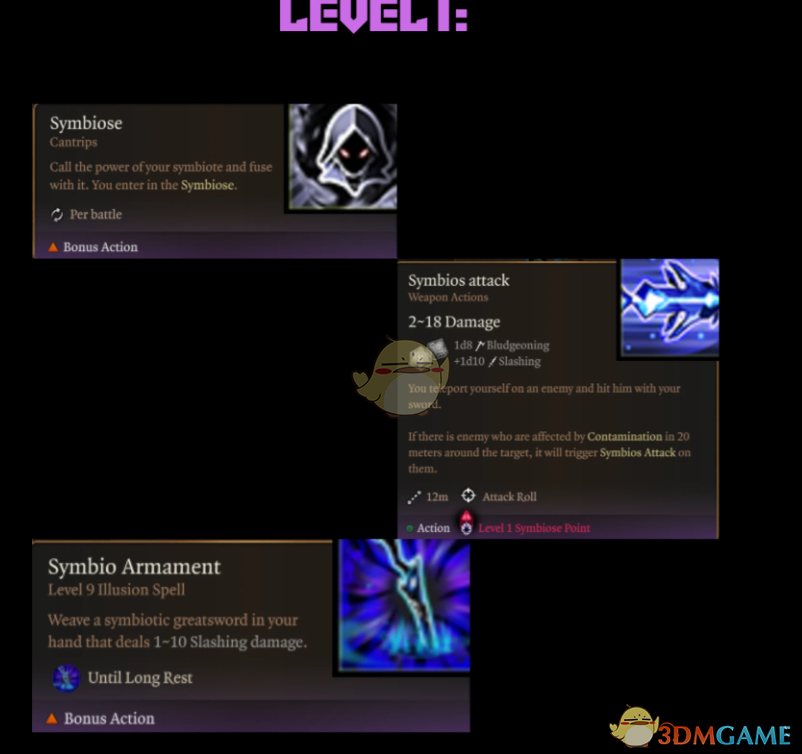 《博德之门3》共生之刃职业MOD