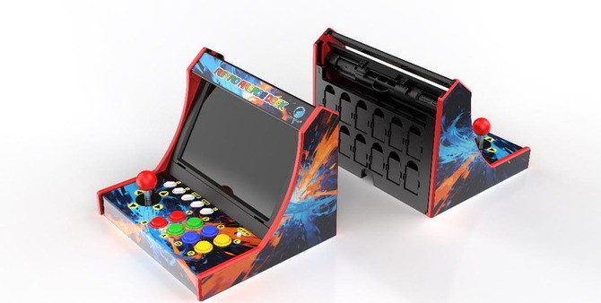 日厂推出Switch街机外壳套件 模拟复古机台玩法