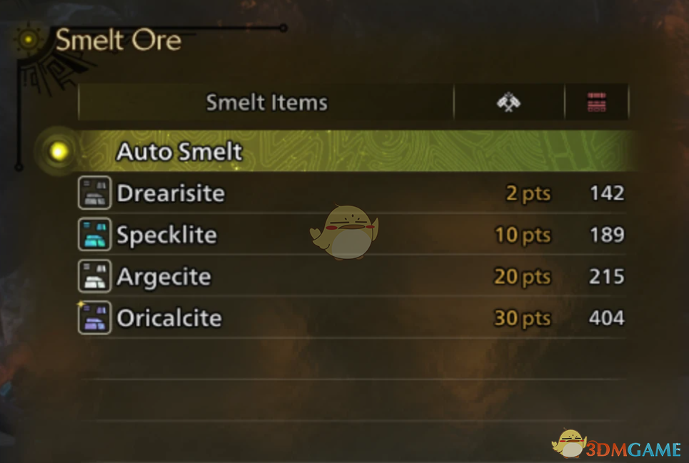 《怪物猎人：荒野》冶炼矿石更便宜MOD