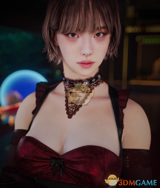 《赛博朋克2077》蕾丝女仆装MOD