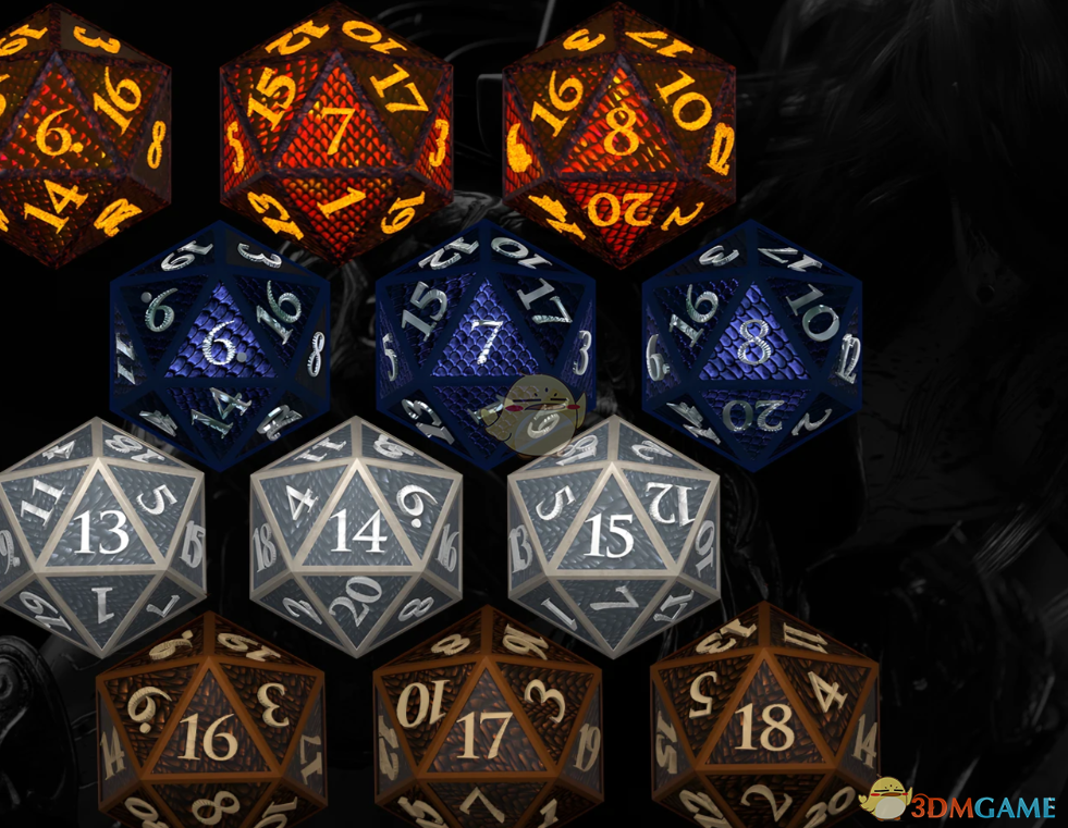 《博德之门3》元素龙鳞骰子MOD