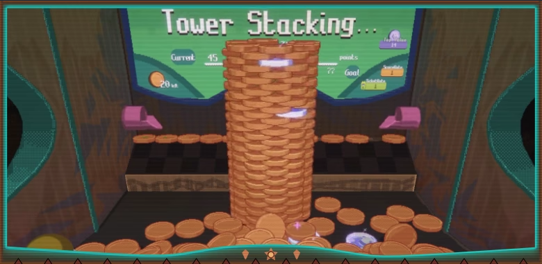 《浣熊推币机》demo