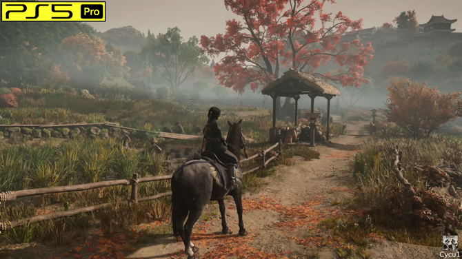 《刺客信条：影》Switch 2和PS5 Pro版画面对比