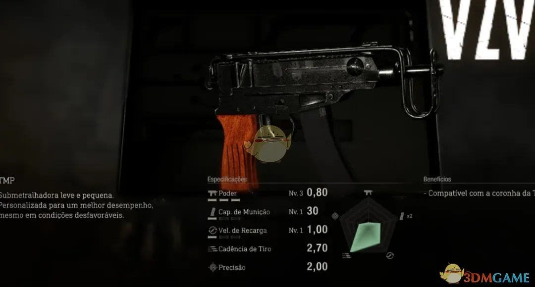 《生化危机4:重制版》Vz61蝎式冲锋枪MOD