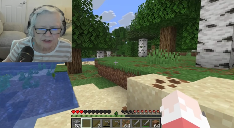 《我的世界》直播老奶奶爆火 游戏中狂怒附体观众惊叹