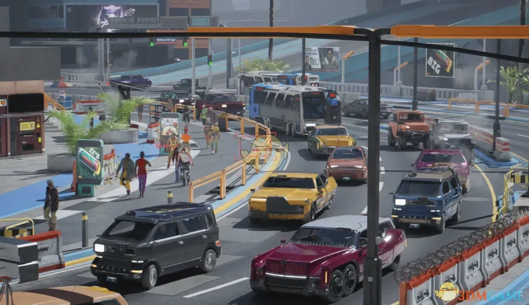 《赛博朋克2077》夜之城交通大修MOD