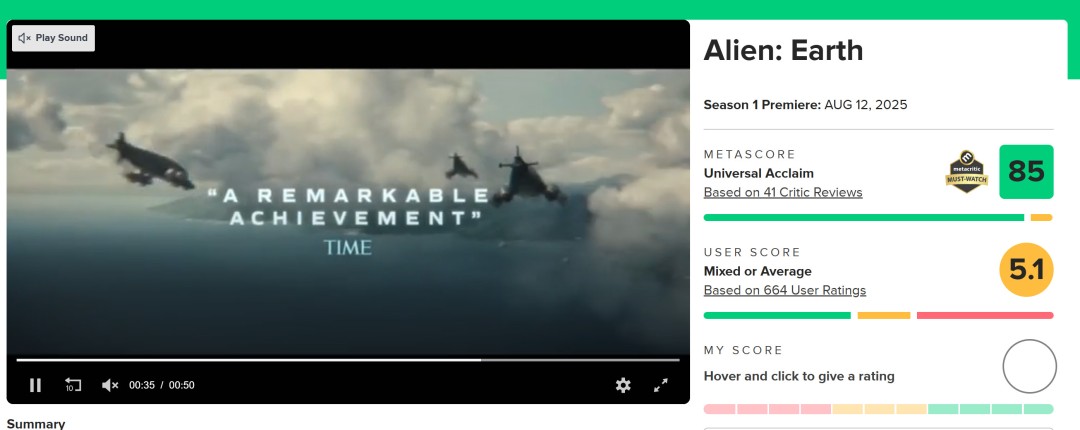 《异形：地球》剧集现已续订第二季