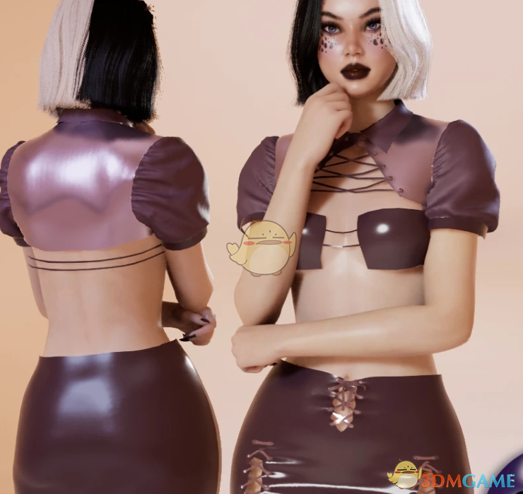 《InZOI》性感系带派对裙装MOD