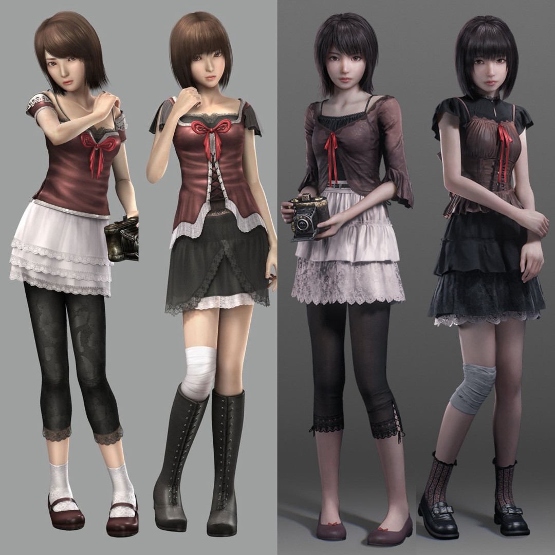 《零：红蝶》新老模型对比 双子姐妹新面貌引两极评价