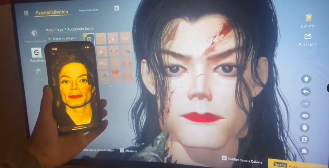 《燕云十六声》国外玩家捏出迈克尔·杰克逊和海绵宝宝