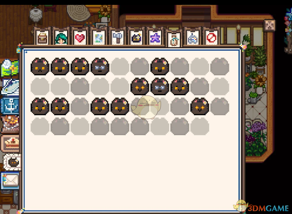 《星露谷物语》猫咪主题UI界面MOD