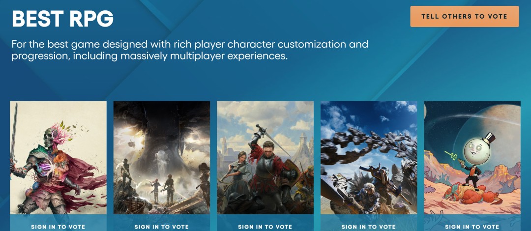 TGA 2025提名公布 《33号远征队》提名12次领跑全场