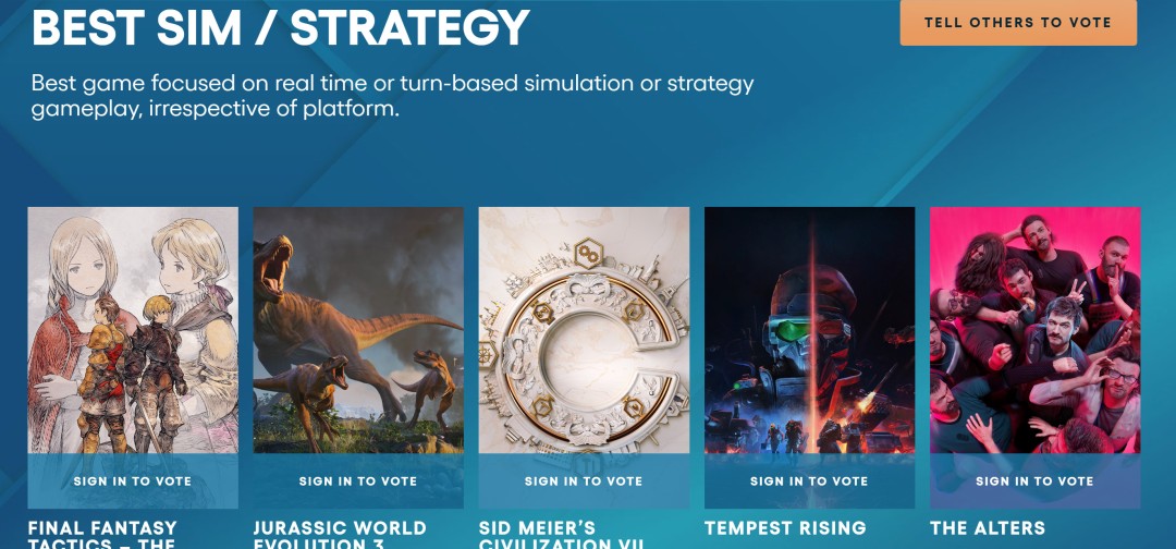 TGA 2025提名公布 《33号远征队》提名12次领跑全场