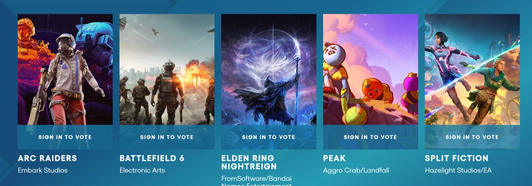 TGA 2025提名公布 《33号远征队》提名12次领跑全场