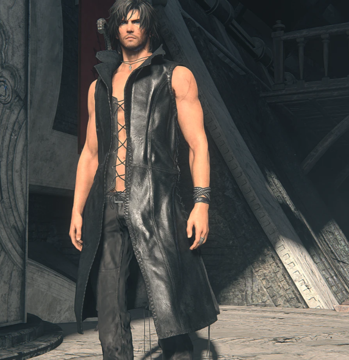 《最终幻想16》克莱夫的鬼泣V无袖皮衣MOD