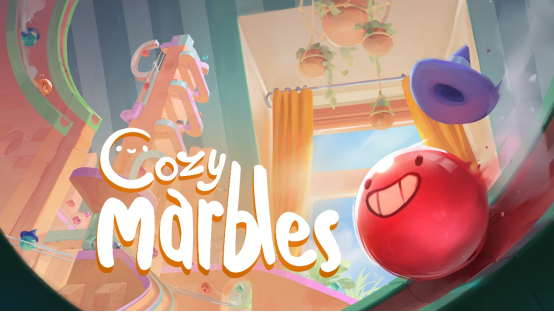 充满温暖与怀旧氛围的弹珠轨道模拟游戏《Cozy Marbles》将于2026年登陆Steam