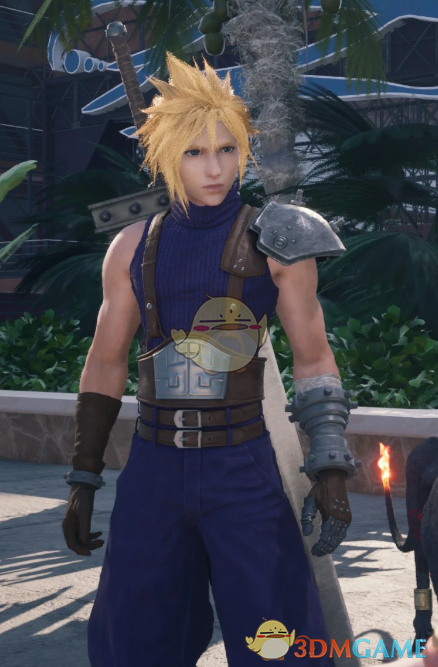 《最终幻想7：重生》克劳德的PS1经典服装MOD