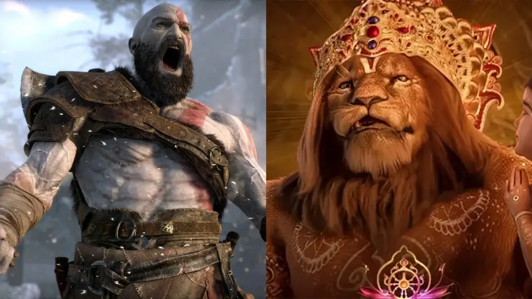 印度动画大片完全照搬《战神》？战斗场面1:1复刻！