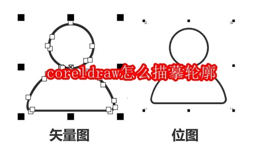 coreldraw怎么描摹轮廓