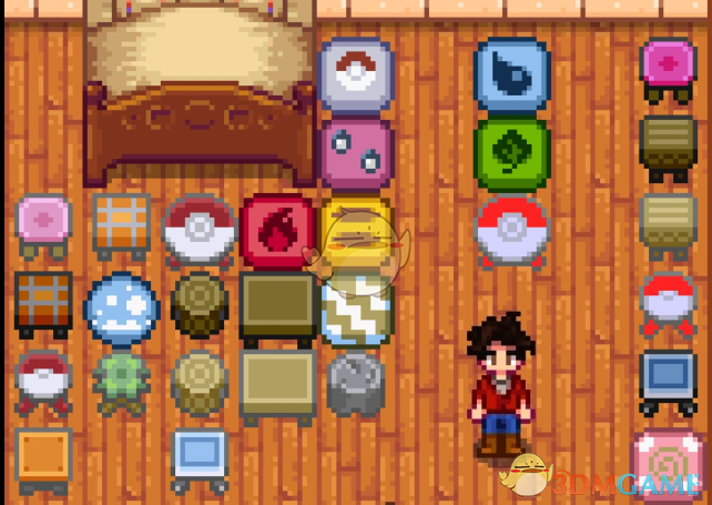《星露谷物语》宝可梦主题家具MOD