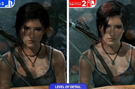 略逊一筹！ 《古墓丽影：终极版》Switch版与PS4版画面性能对比