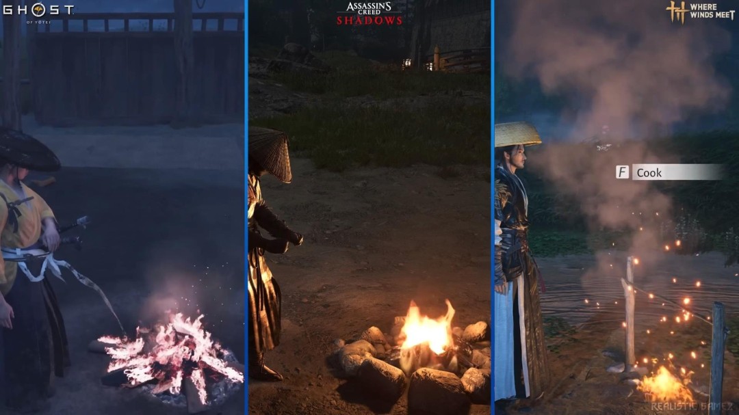 《燕云十六声》《羊蹄山之魂》《刺客信条影》画面对比 谁更强？